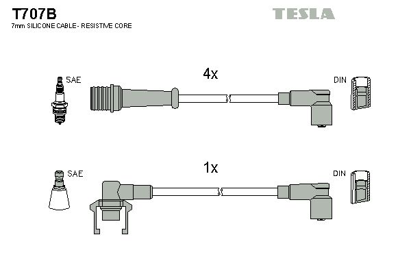 TESLA Süütesüsteemikomplekt T707B