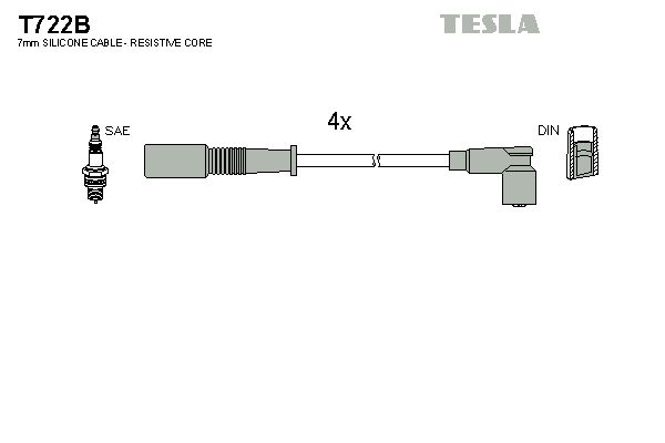 TESLA Süütesüsteemikomplekt T722B