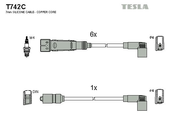 TESLA Süütesüsteemikomplekt T742C