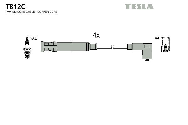 TESLA Süütesüsteemikomplekt T812C