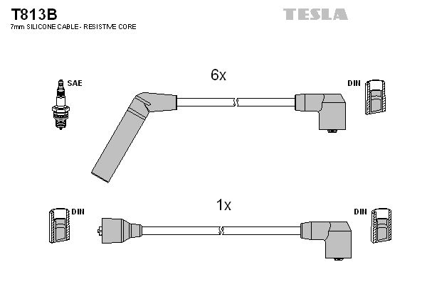 TESLA Süütesüsteemikomplekt T813B