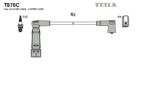TESLA Süütesüsteemikomplekt T876C
