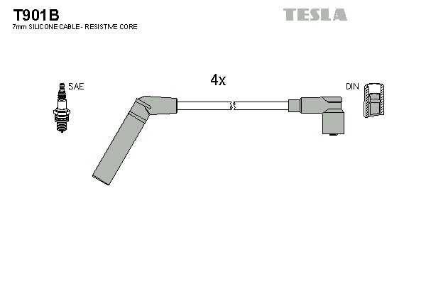 TESLA Süütesüsteemikomplekt T901B