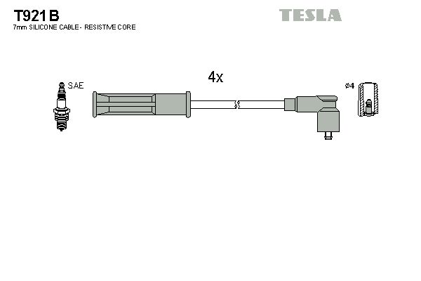 TESLA Süütesüsteemikomplekt T921B