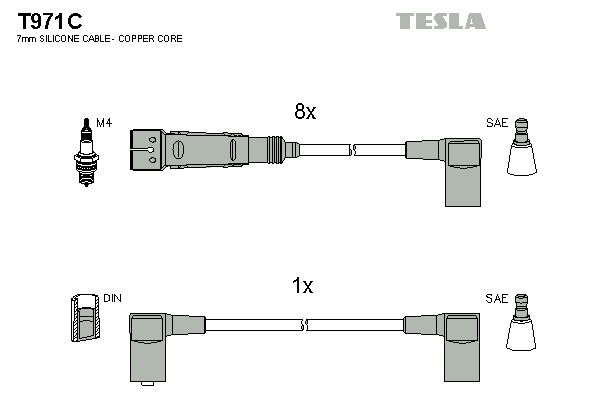 TESLA Süütesüsteemikomplekt T971C