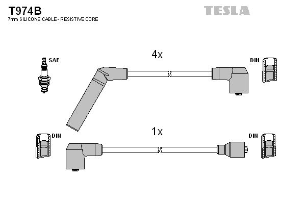 TESLA Süütesüsteemikomplekt T974B