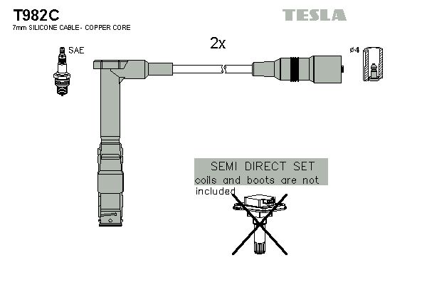 TESLA Süütesüsteemikomplekt T982C