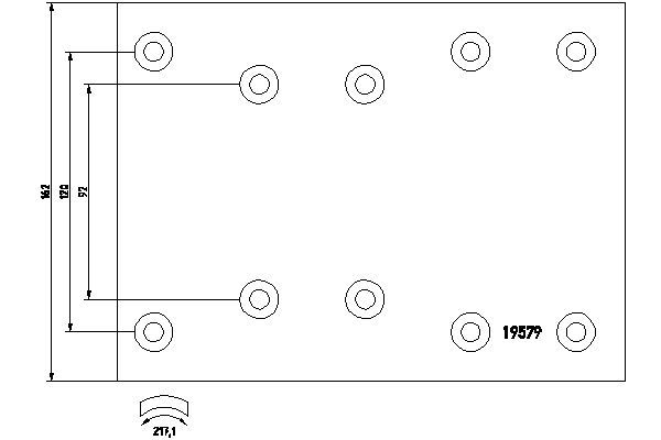 TEXTAR Piduriklotsi komplekt,trummelpidur 1957901