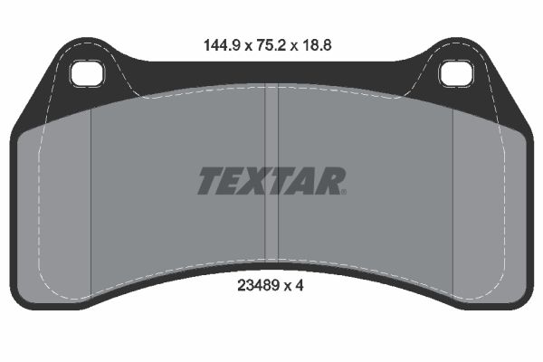 TEXTAR Комплект тормозных колодок, дисковый тормоз 2348901