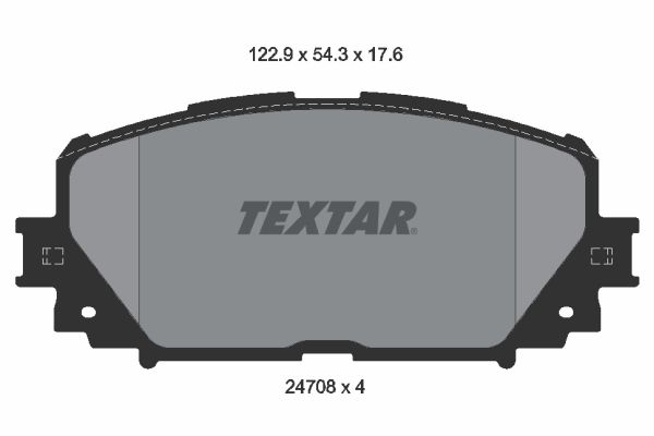 TEXTAR Piduriklotsi komplekt,ketaspidur 2470801