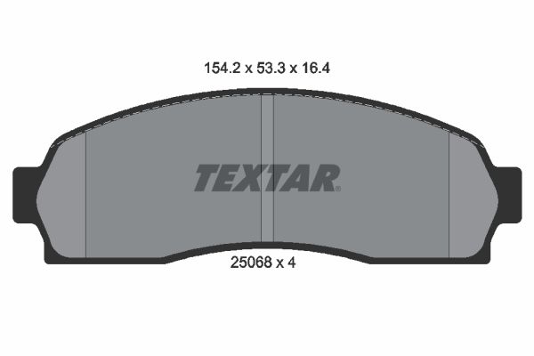 TEXTAR Piduriklotsi komplekt,ketaspidur 2506801