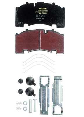 TEXTAR Комплект тормозных колодок, дисковый тормоз 2930801