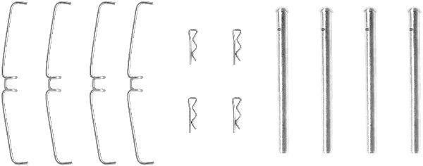 TEXTAR Lisakomplekt, ketaspiduriklotsid 82042400