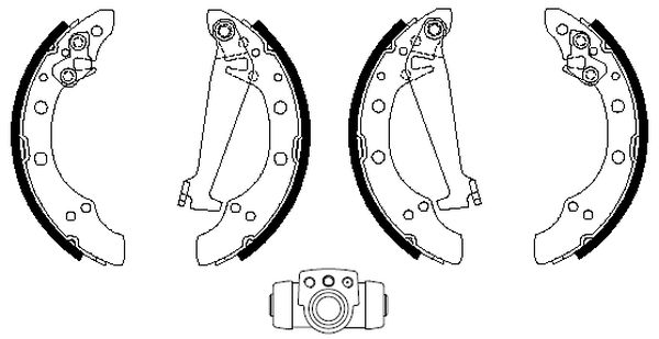 TEXTAR Piduriklotside komplekt 83044704