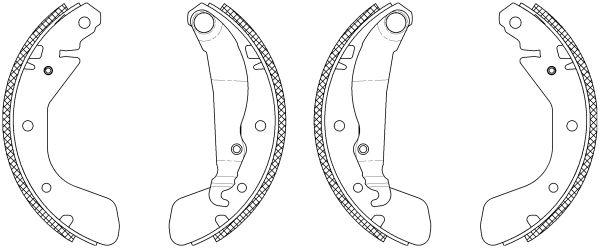 TEXTAR Piduriklotside komplekt 83044802