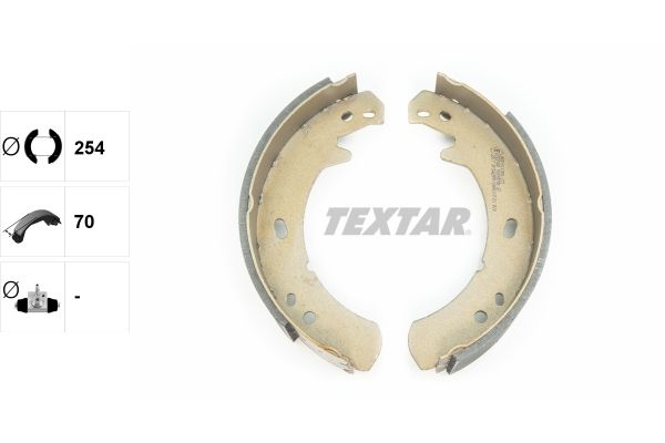 TEXTAR Комплект тормозных колодок, стояночная тормозная с 91055700