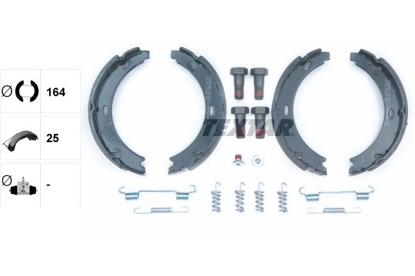 TEXTAR Piduriklotside komplekt,seisupidur 91057200