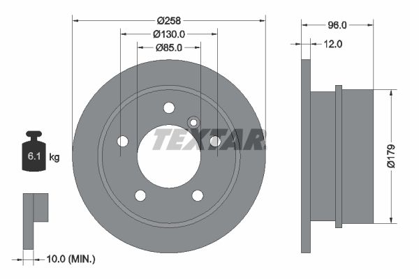 TEXTAR Piduriketas 92073400