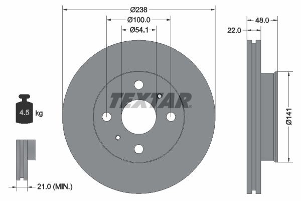 TEXTAR Piduriketas 92077300