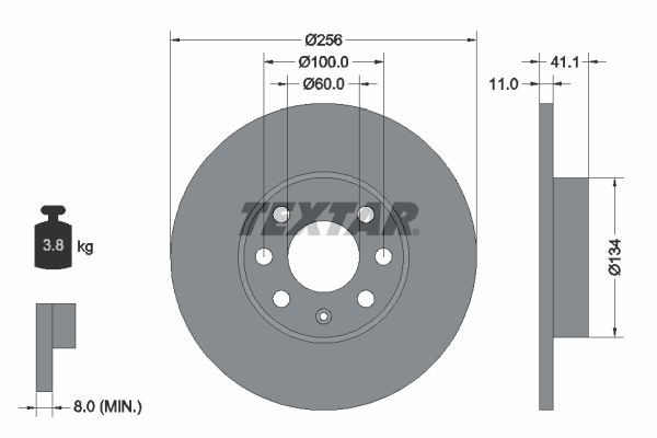 TEXTAR Piduriketas 92091700