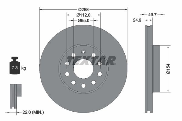 TEXTAR Piduriketas 92120800