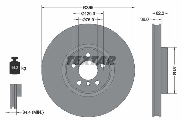 TEXTAR Piduriketas 92161003