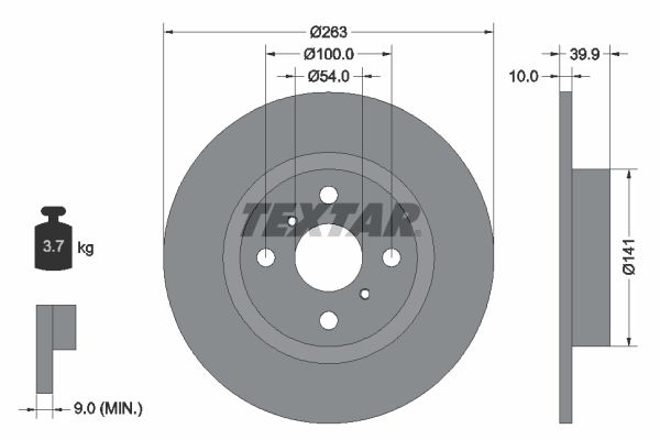 TEXTAR Piduriketas 92179303