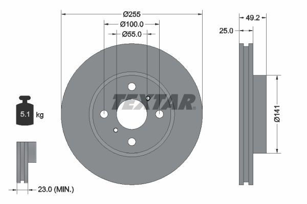 TEXTAR Piduriketas 92261200