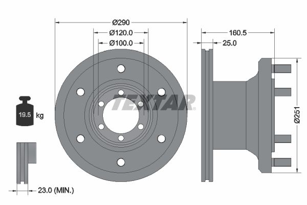 TEXTAR Piduriketas 93084500