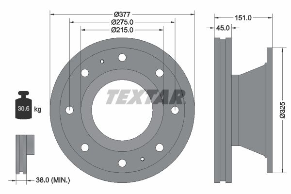 TEXTAR Piduriketas 93127500