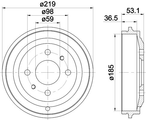 TEXTAR Piduritrummel 94020000