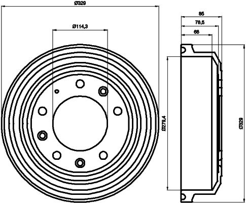 TEXTAR Piduritrummel 94021800