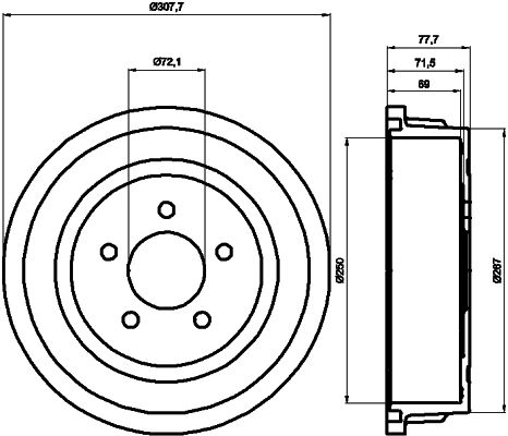 TEXTAR Piduritrummel 94028100