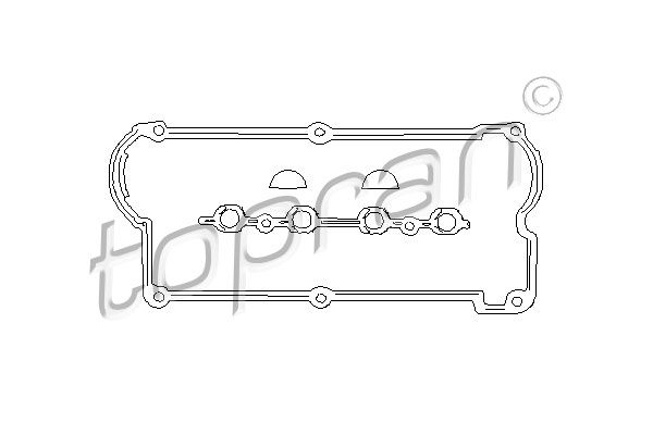 TOPRAN Комплект прокладок, крышка головки цилиндра 100 271
