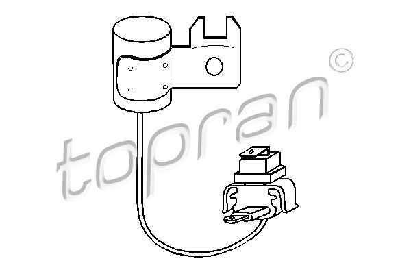 TOPRAN Kondensaator,süütesüsteem 101 020