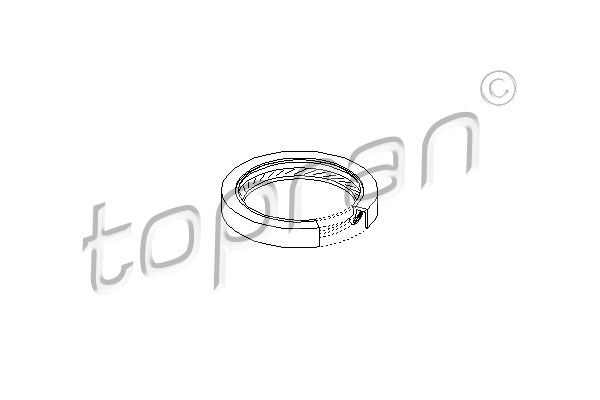 TOPRAN Уплотняющее кольцо, коленчатый вал 101 489