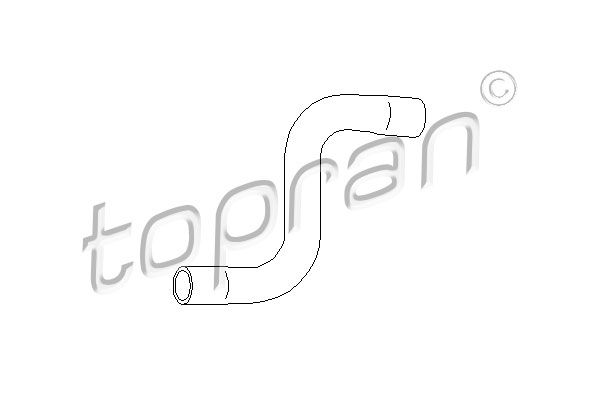 TOPRAN Шланг радиатора 102 996
