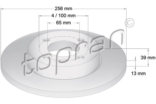 TOPRAN Piduriketas 103 525