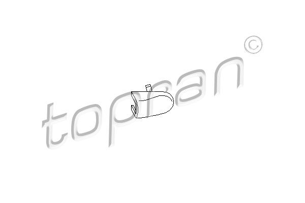 TOPRAN Крышка, ручка двери 108 867