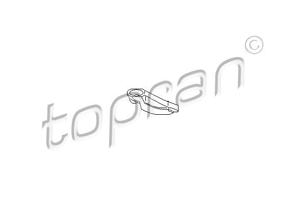 TOPRAN Балансир, управление двигателем 110 856