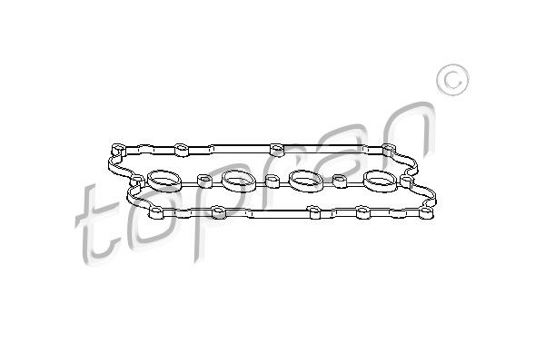 TOPRAN Прокладка, крышка головки цилиндра 110 858
