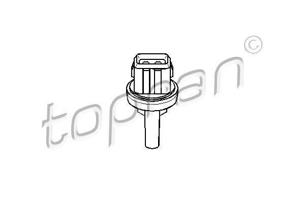 TOPRAN Термовыключатель, вентилятор кондиционера 111 037