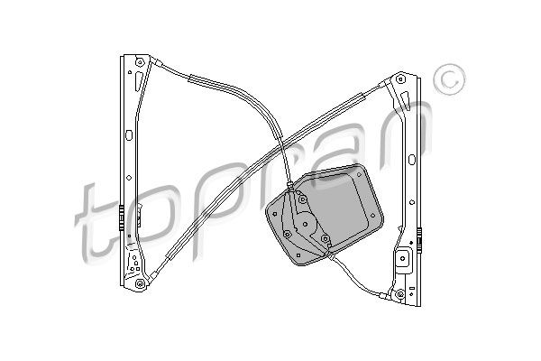 TOPRAN Стеклоподъемник 111 267