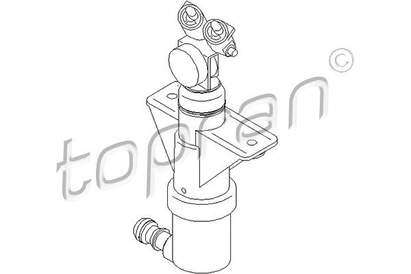 TOPRAN Распылитель воды для чистки, система очистки фар 111 411