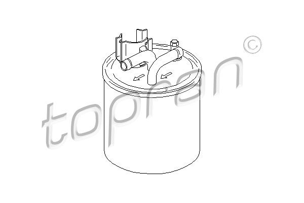 TOPRAN Топливный фильтр 113 255