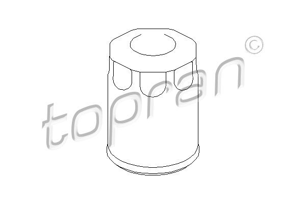 TOPRAN Масляный фильтр 201 303