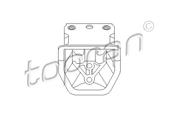 TOPRAN Подвеска, двигатель 201 384