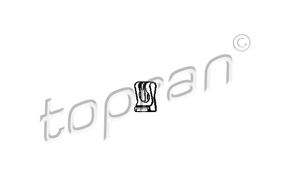 TOPRAN Klemm,väljalaskesüsteem 205 068