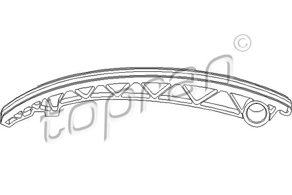 TOPRAN Планка натяжного устройства, цепь привода распреде 205 563