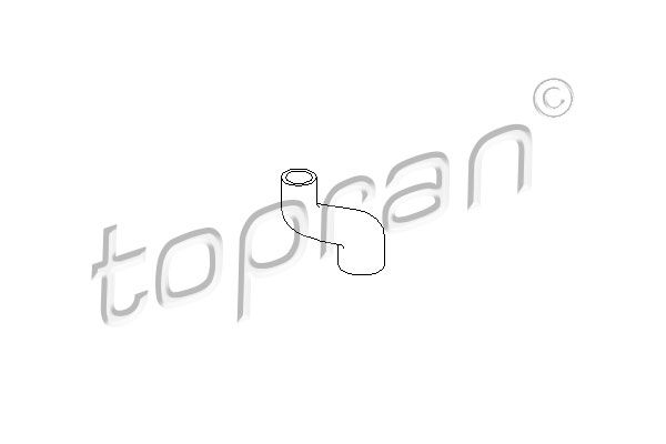 TOPRAN Шланг радиатора 205 714